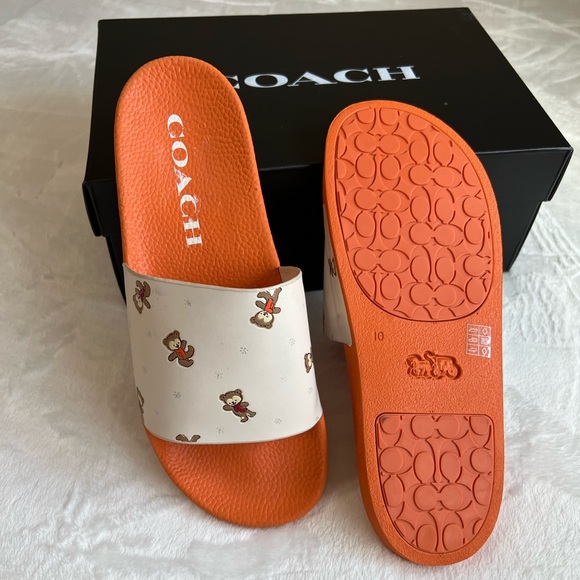 Coach Womens Udele Sport Pool Slides Sandals,NWT - Picture 9 of 12